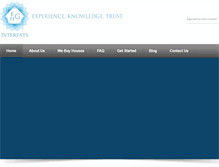 Tablet Screenshot of fhginterests.com